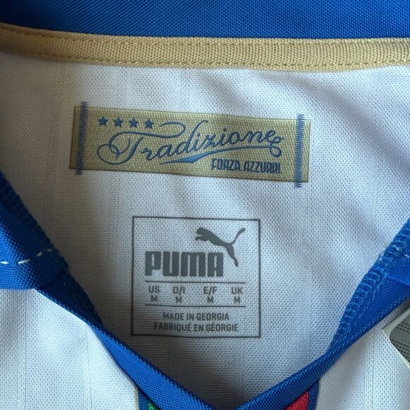 Vintage Puma Italy Euro 2016 Away Soccer Jersey - Picture 4 of 5